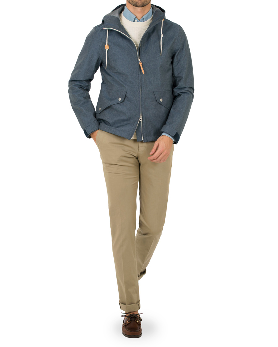 Heren | Jassen | GANT Rugger | 3 Layer Jacket Indigo Blue