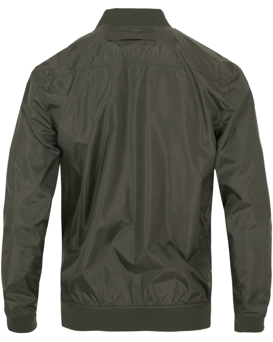 Heren | Jassen | GANT | Airy Nylon Bomber Jacket Pine Green