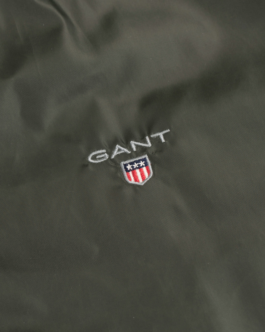 Heren | Jassen | GANT | Airy Nylon Bomber Jacket Pine Green