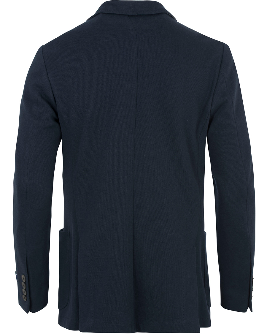 Heren | Blazers | Gant | Weekender Fit Cotton Pique Blazer Navy