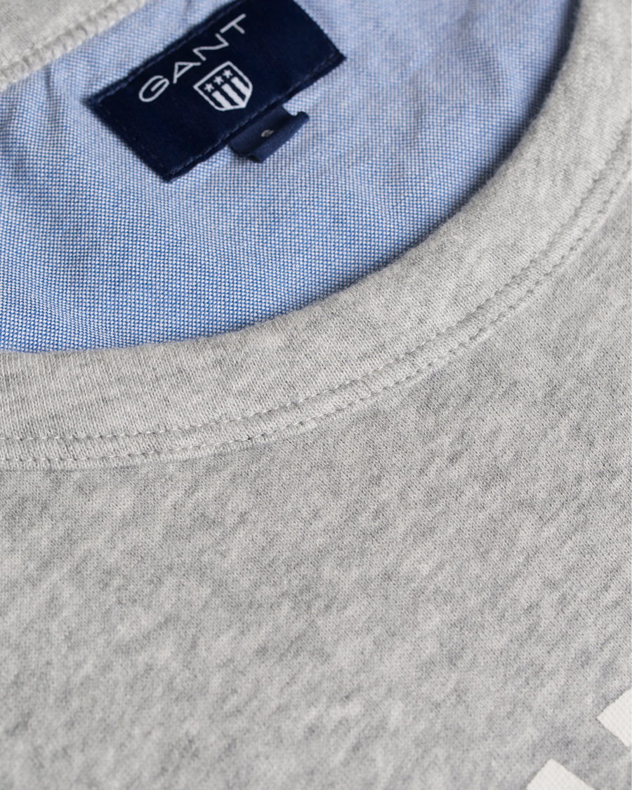 Heren | Truien | GANT | New Haven Sweatshirt Grey Melange