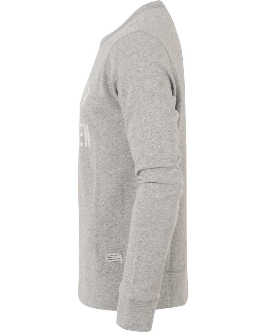 Heren | Truien | GANT | New Haven Sweatshirt Grey Melange