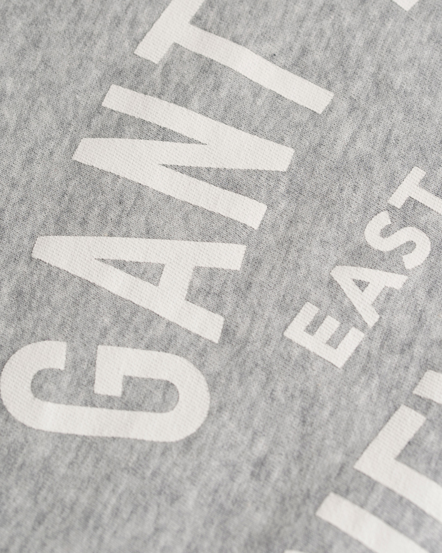 Heren | Truien | GANT | New Haven Sweatshirt Grey Melange