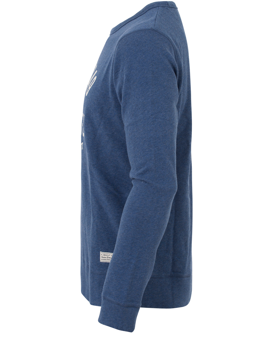 Heren | Truien | GANT | New Haven Sweatshirt Blue Melange
