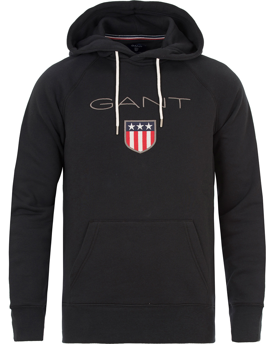Heren | Truien | GANT | Shield Sweat Hoodie Black
