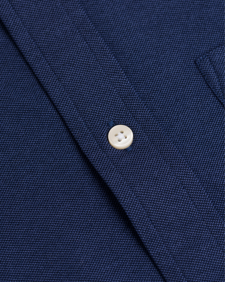 Heren | Overhemden | GANT | Fitted Body Tech Prep Pique Shirt Navy