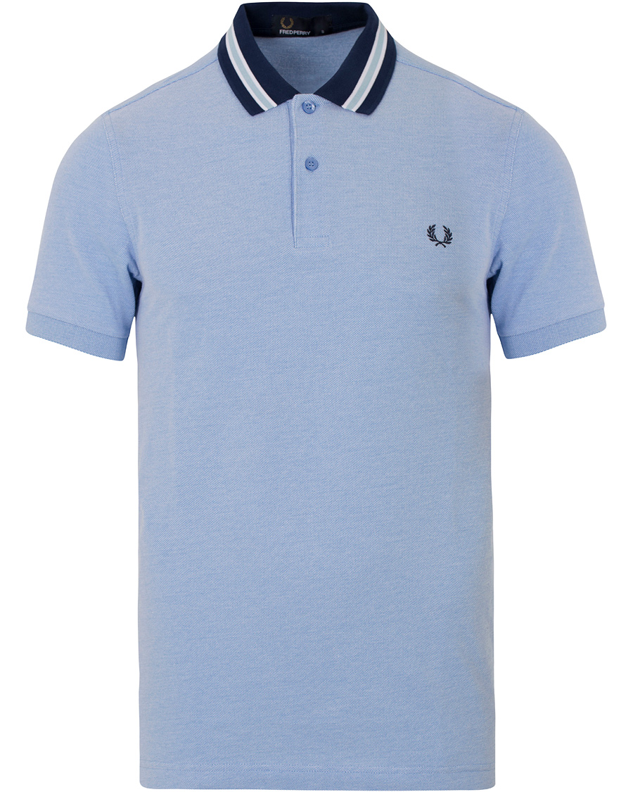 Heren | Polo's | Fred Perry | Oxford Bomber Collar Polo Light Smoke