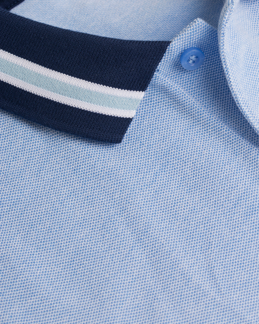 Heren | Polo's | Fred Perry | Oxford Bomber Collar Polo Light Smoke