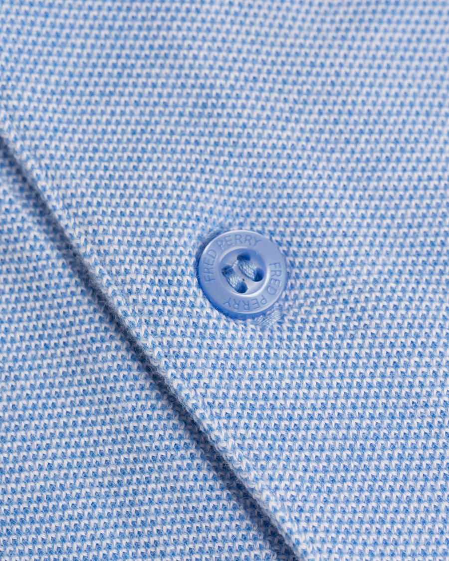 Heren | Polo's | Fred Perry | Oxford Bomber Collar Polo Light Smoke