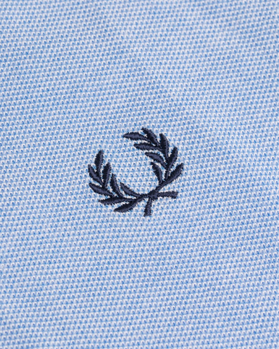 Heren | Polo's | Fred Perry | Oxford Bomber Collar Polo Light Smoke