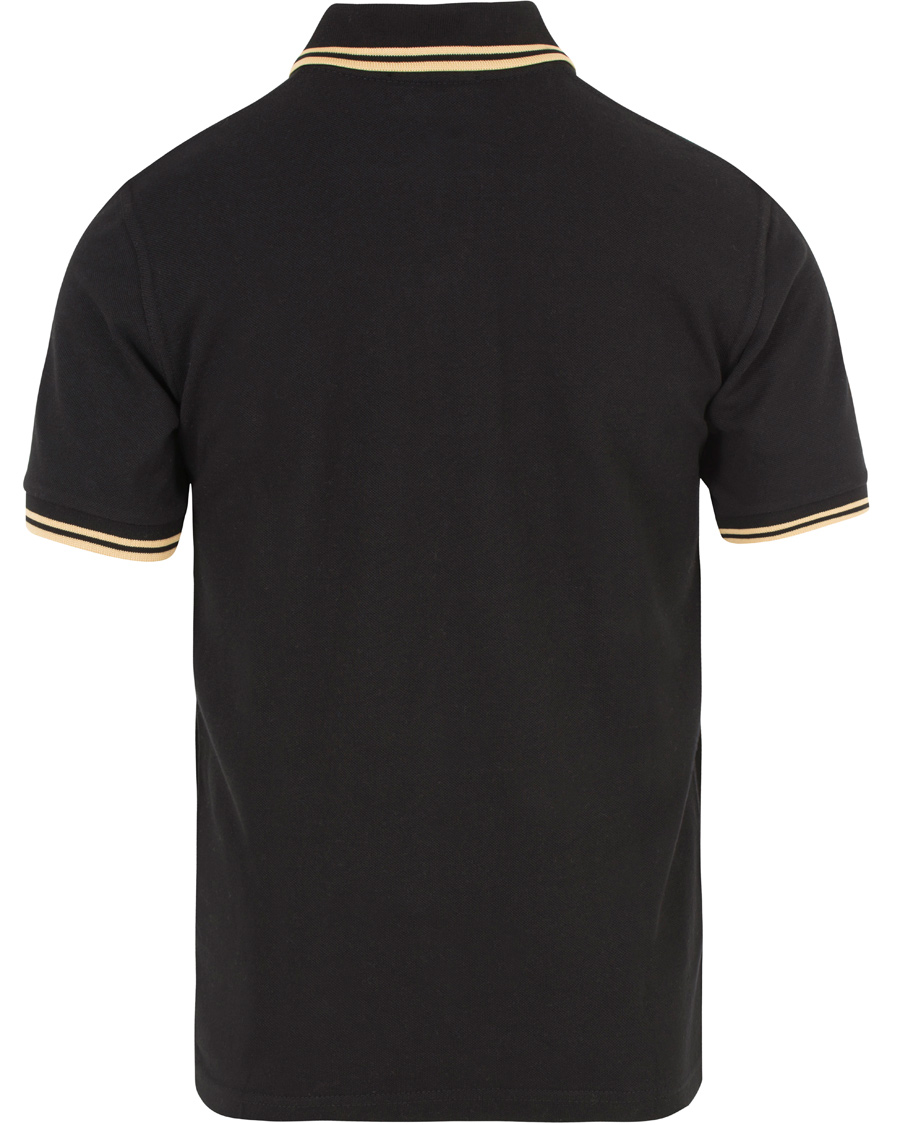 Heren | Polo's | Fred Perry Reissues | Twin Tip Polo Black/Champagne