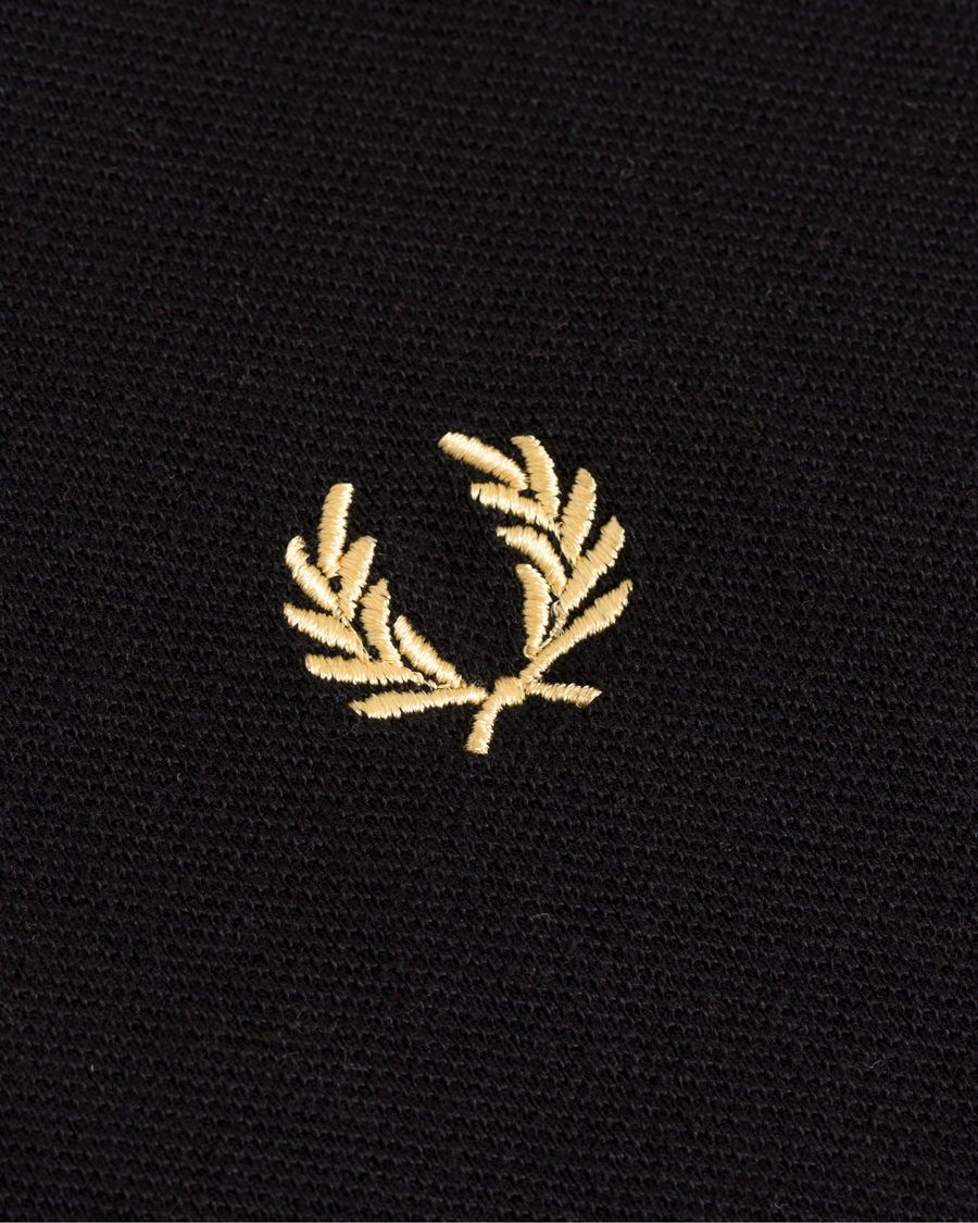 Heren | Polo's | Fred Perry Reissues | Twin Tip Polo Black/Champagne