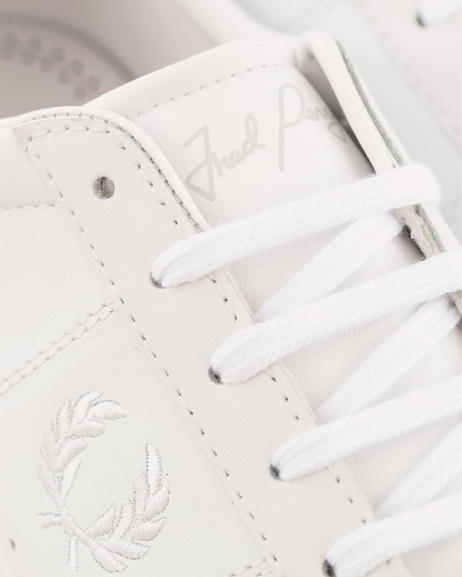 Heren | Fred Perry Spencer Leather Sneaker White | Fred Perry | Spencer Leather Sneaker White
