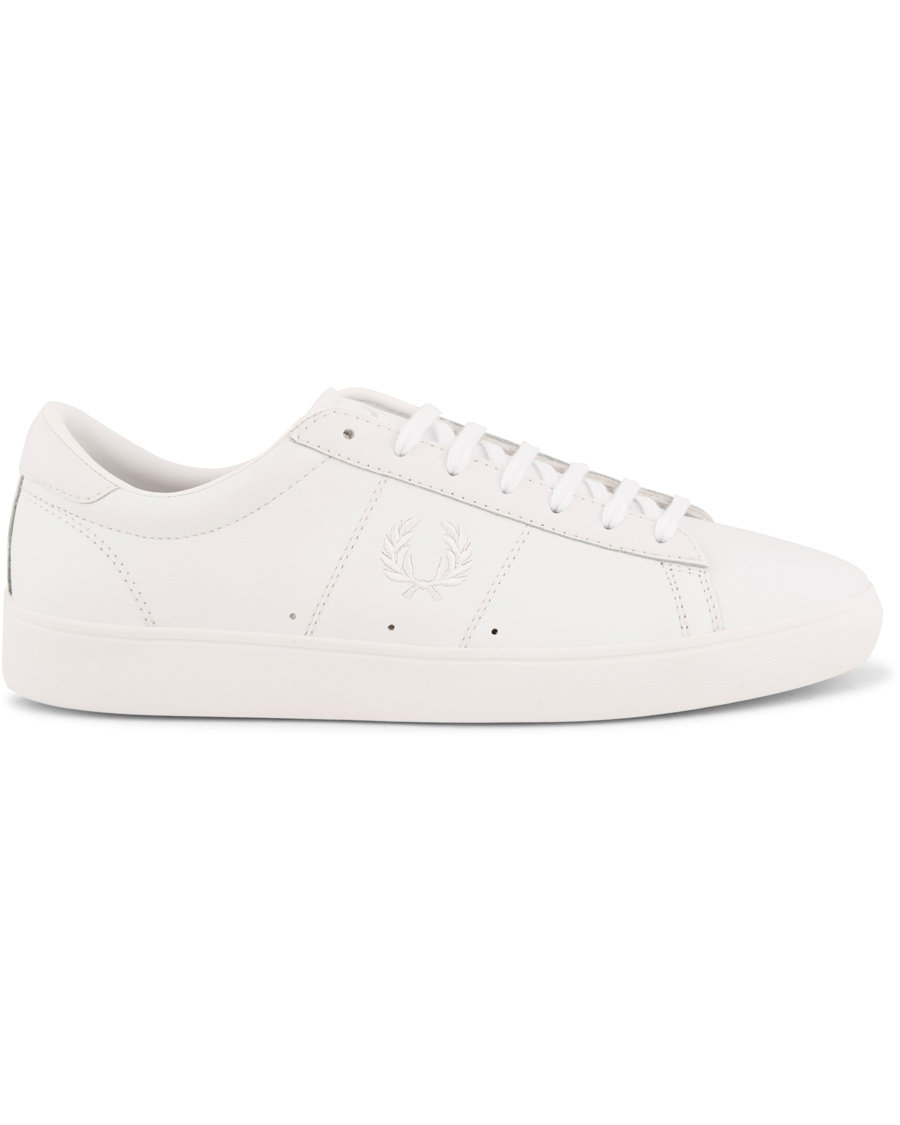 Heren | Fred Perry Spencer Leather Sneaker White | Fred Perry | Spencer Leather Sneaker White