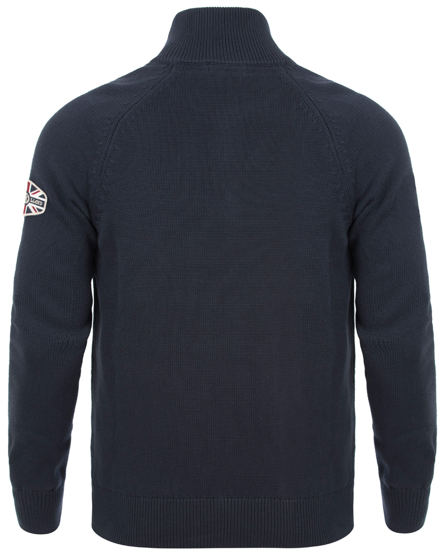 Heren | Truien | Henri-Lloyd | Henri Lloyd Branded Danesford Knitted Half Zip Navy