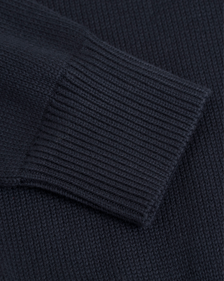 Heren | Truien | Henri-Lloyd | Henri Lloyd Branded Danesford Knitted Half Zip Navy