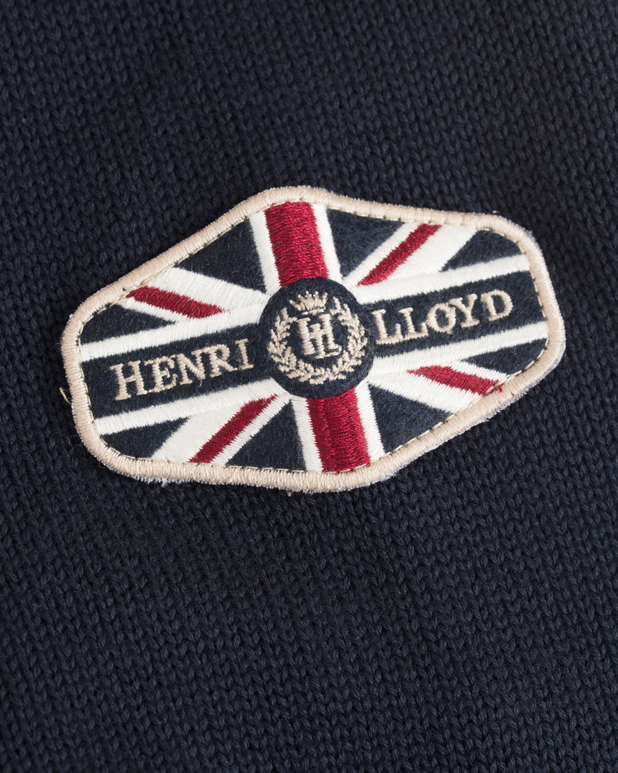 Heren | Truien | Henri-Lloyd | Henri Lloyd Branded Danesford Knitted Half Zip Navy