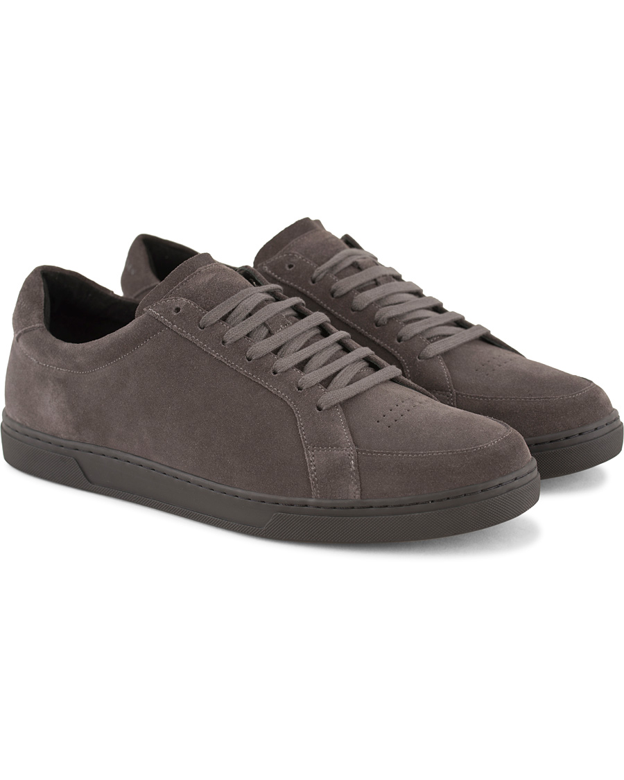Heren | Tiger of Sweden Arne Suede Sneakers Charcoal | Tiger of Sweden | Arne Suede Sneakers Charcoal