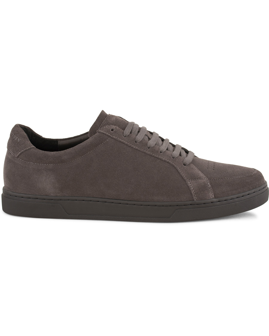 Heren | Tiger of Sweden Arne Suede Sneakers Charcoal | Tiger of Sweden | Arne Suede Sneakers Charcoal