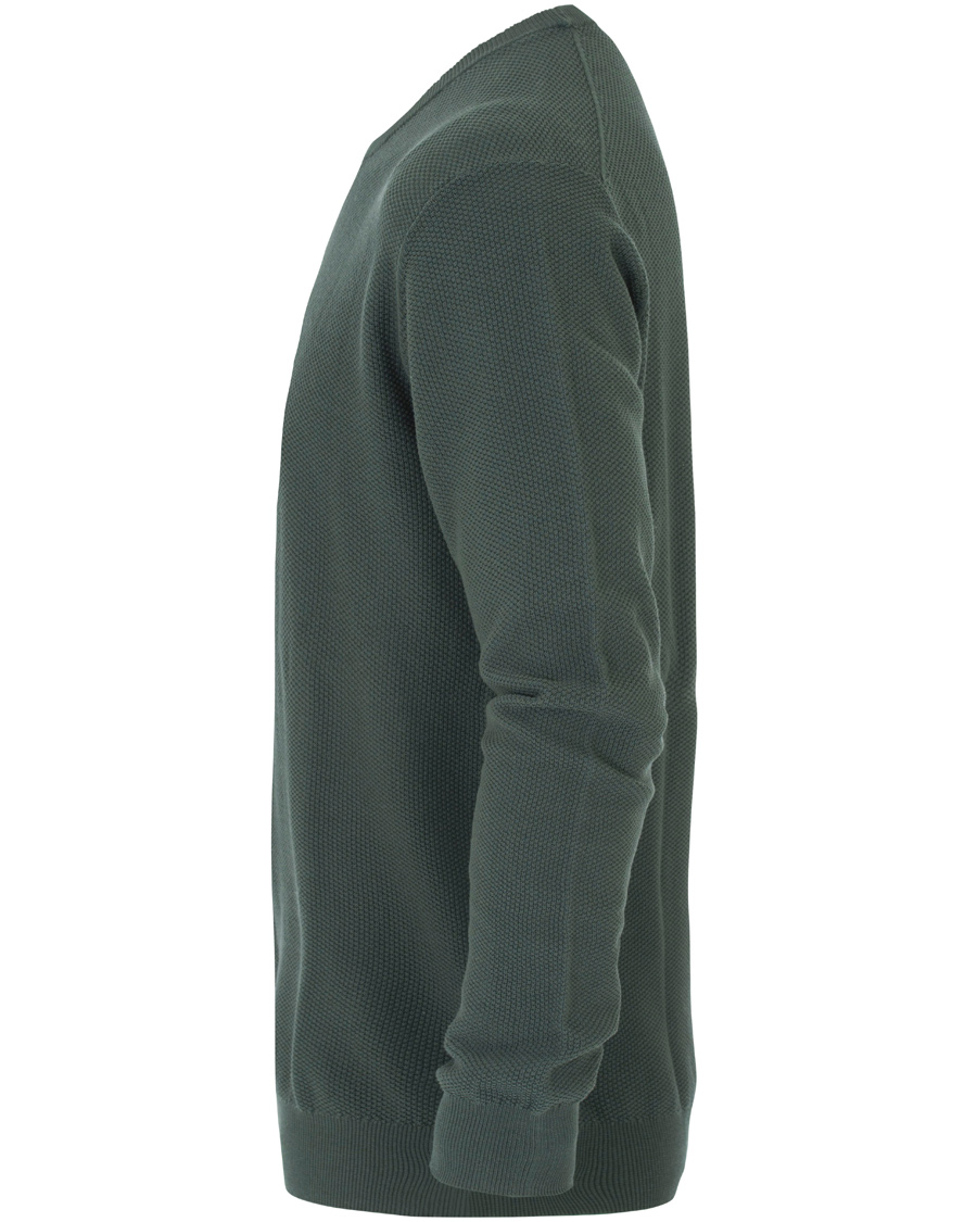 Heren | Truien | Tiger of Sweden | Matias Waffle Crew Neck Nobel Green