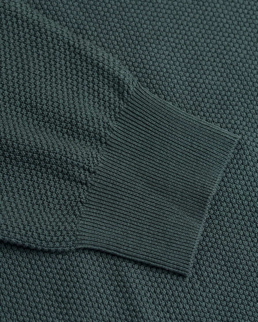 Heren | Truien | Tiger of Sweden | Matias Waffle Crew Neck Nobel Green