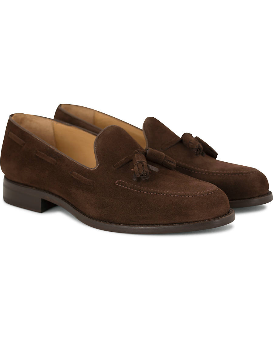 Heren | Morris Avon Tassel Loafer Brown Suede | Morris | Avon Tassel Loafer Brown Suede