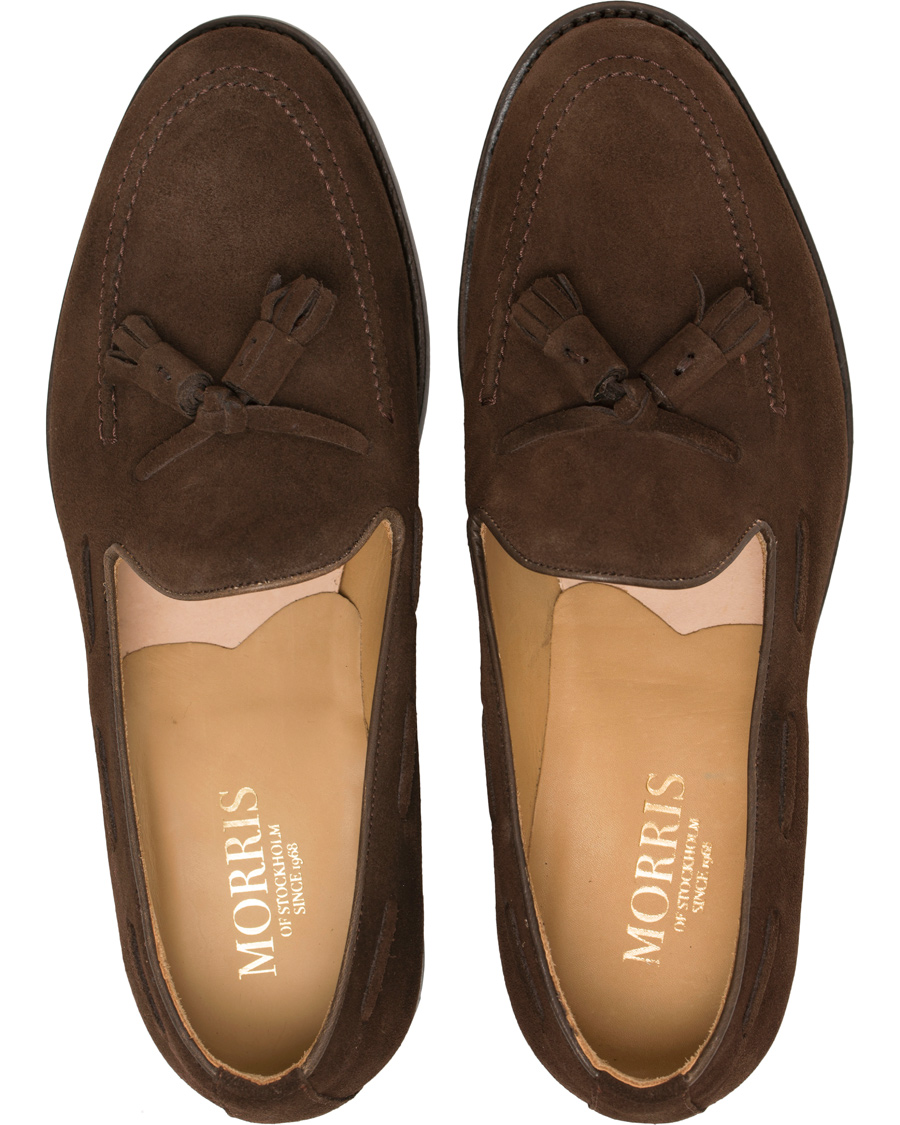 Heren | Morris Avon Tassel Loafer Brown Suede | Morris | Avon Tassel Loafer Brown Suede