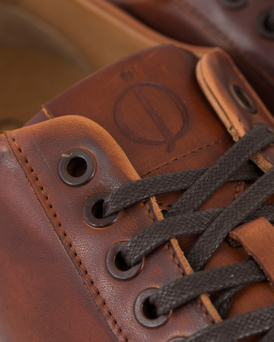 Heren | Oscar Jacobson Phoenix Leather Sneaker Dark Brown | Oscar Jacobson | Phoenix Leather Sneaker Dark Brown