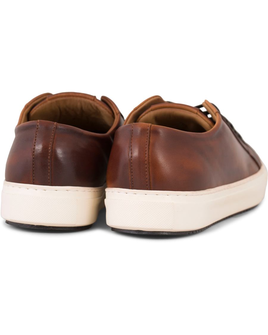 Heren | Oscar Jacobson Phoenix Leather Sneaker Dark Brown | Oscar Jacobson | Phoenix Leather Sneaker Dark Brown