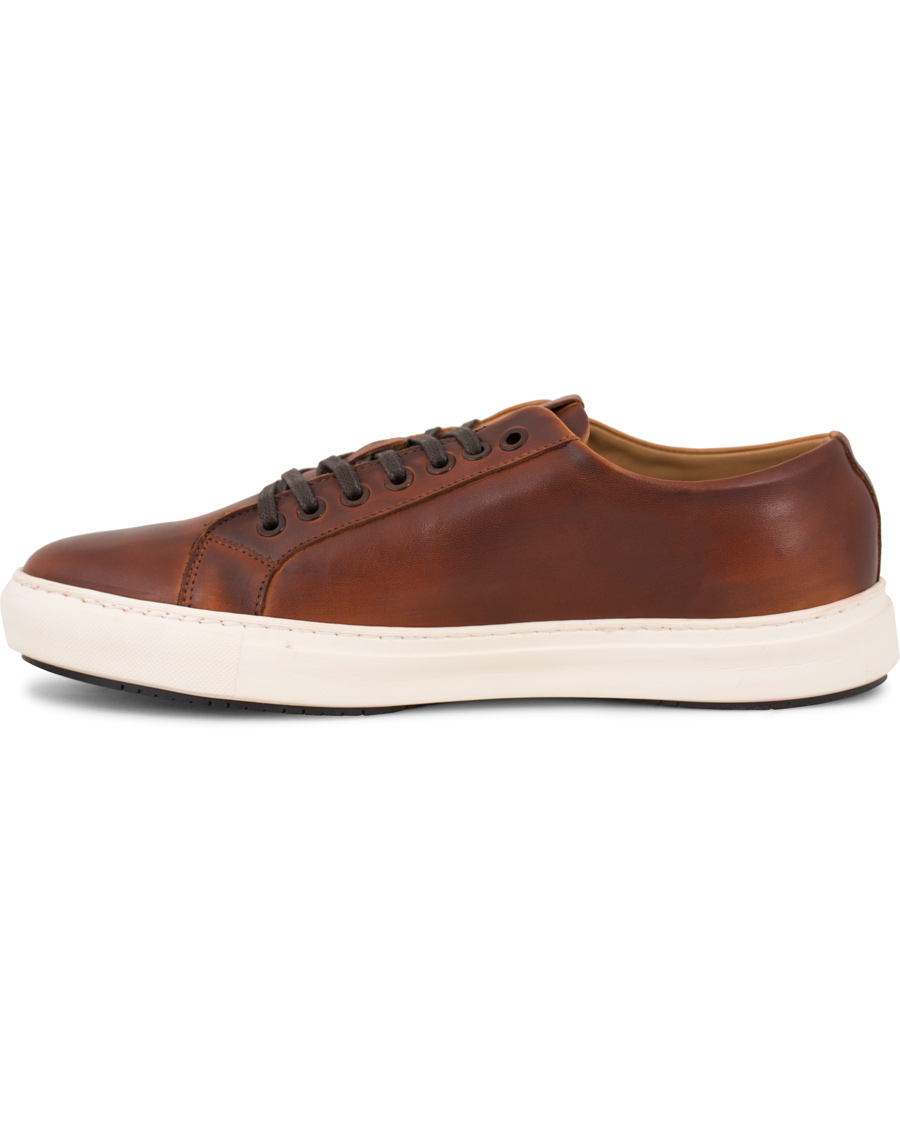 Heren | Oscar Jacobson Phoenix Leather Sneaker Dark Brown | Oscar Jacobson | Phoenix Leather Sneaker Dark Brown