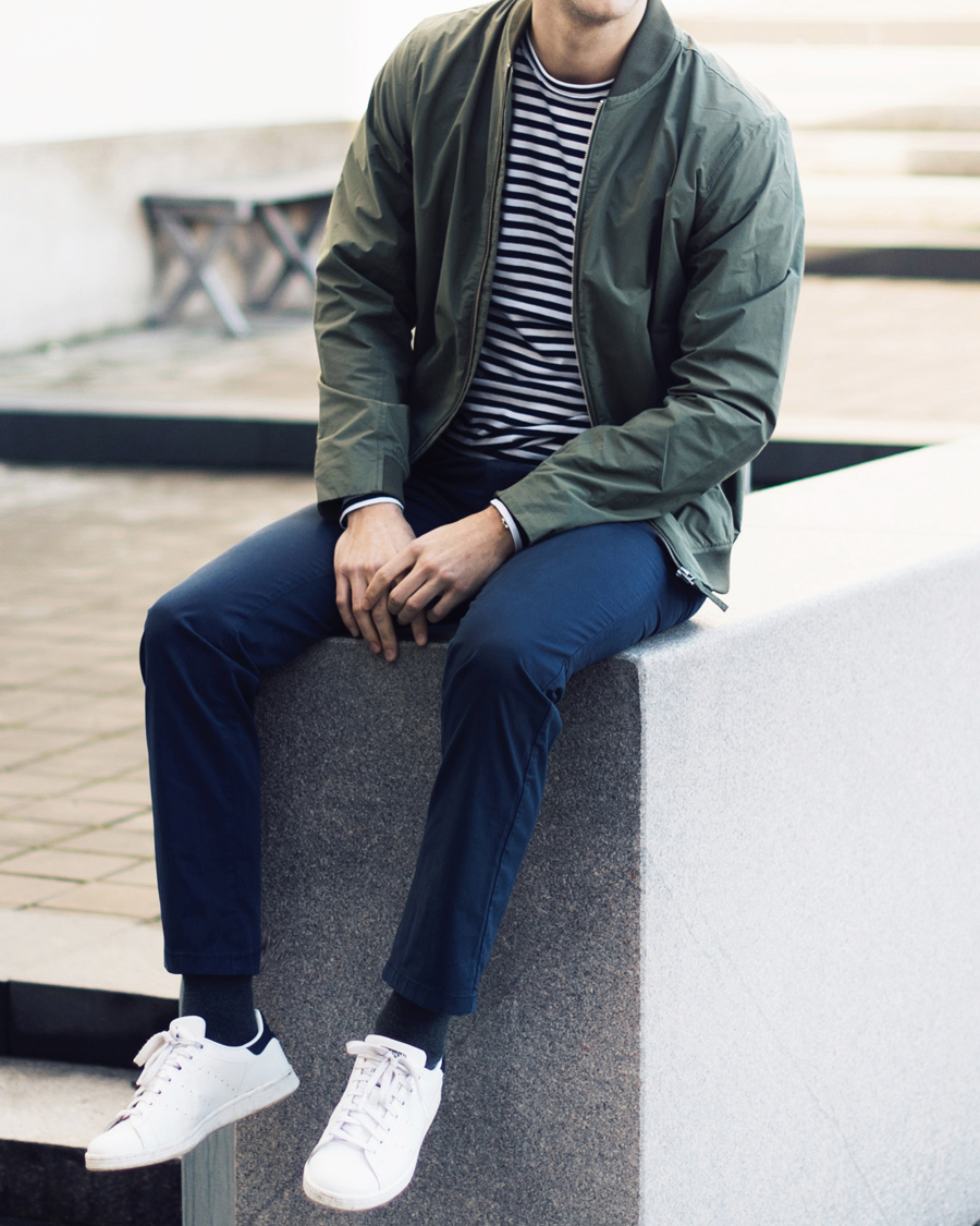 Heren | Jassen | Norse Projects | Ryan Crips Cotton Bomber Dried Olive