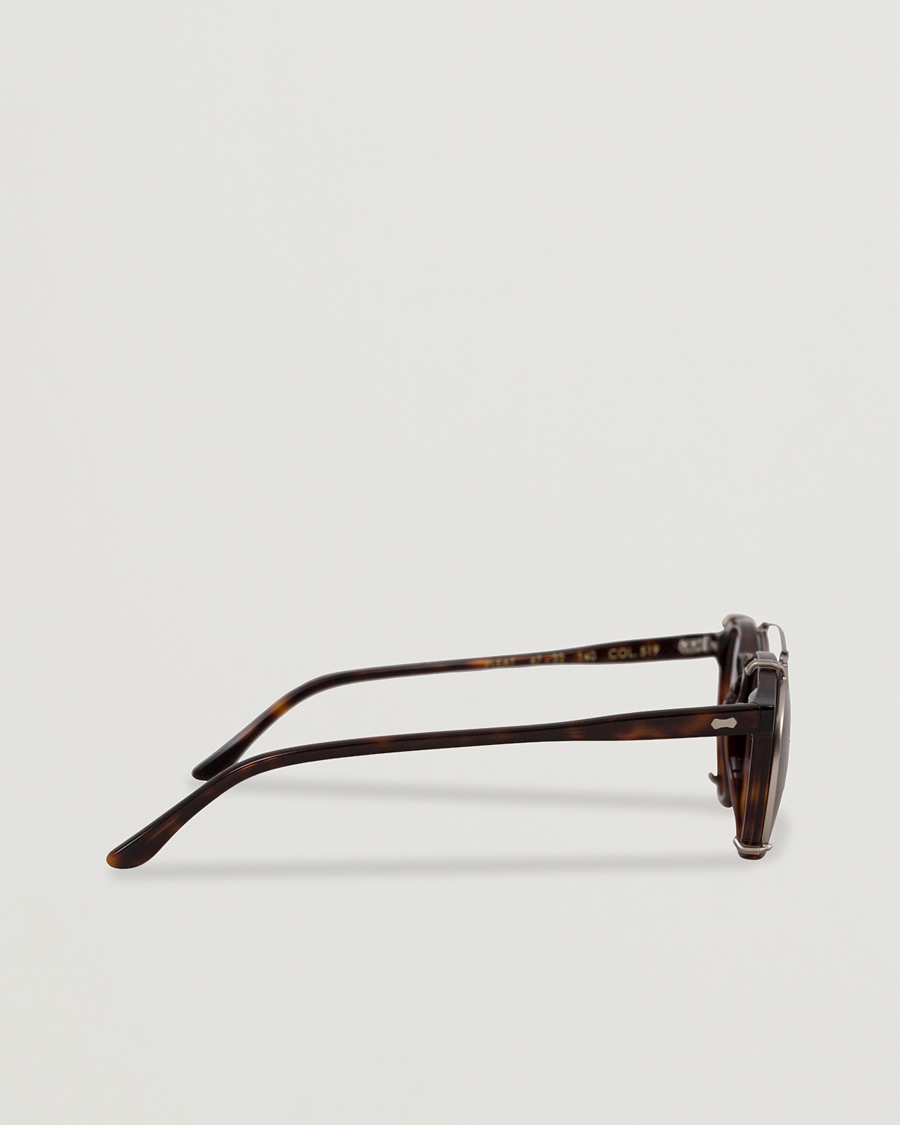Heren | Zonnebrillen | TBD Eyewear | Pleat Clip On Sunglasses Classic Tortoise