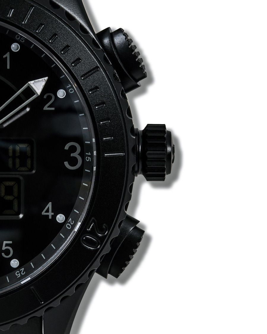 Heren | Sjöö Sandström UTC Skydiver 44,2mm Black Night and Black Rubber | Sjöö Sandström | UTC Skydiver 44,2mm Black Night and Black Rubber