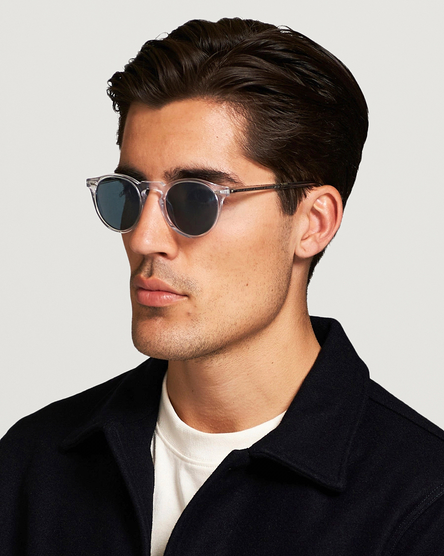 Heren |  | Oliver Peoples | Gregory Peck Sunglasses Crystal/Indigo Photochromic