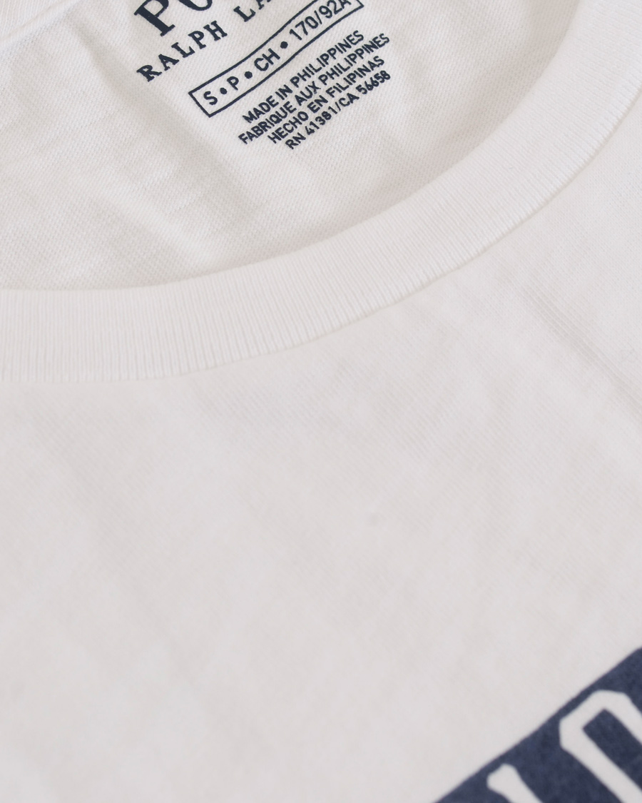 Heren | T-shirts | Polo Ralph Lauren | American Flag Print Crew Neck Tee White