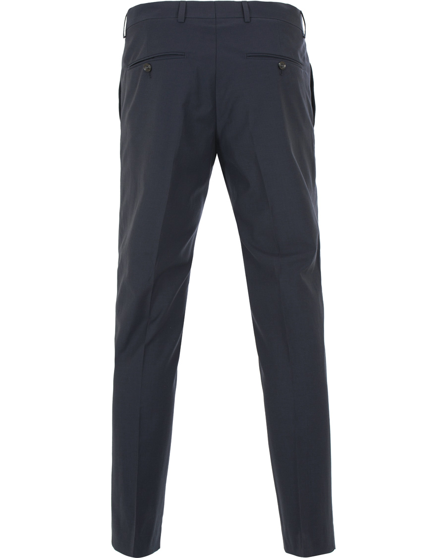 Heren | Broeken | Tiger of Sweden | Gordon Wool/Cotton Suit Trousers Navy
