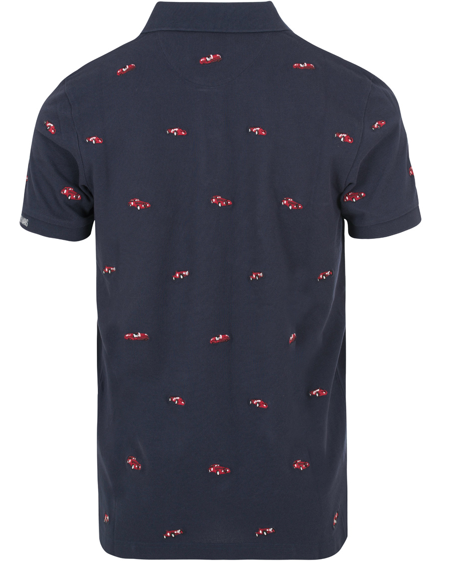 Heren | Polo's | GANT | Le Mans Woven Cars Polo Evening Blue