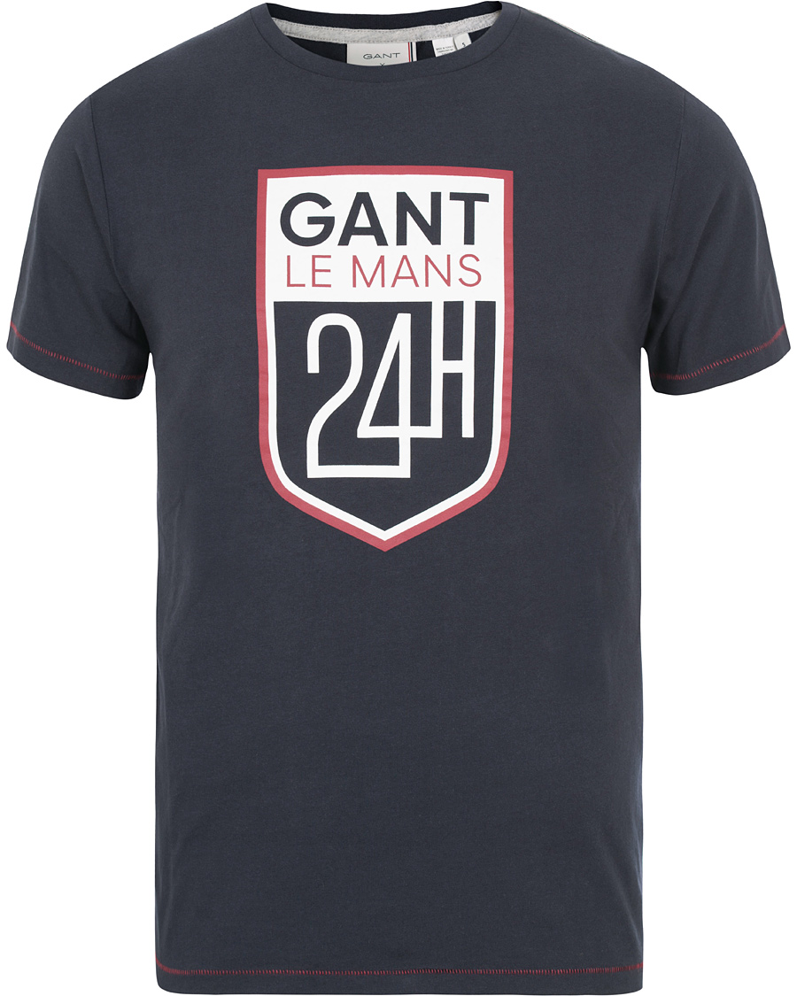 Heren | T-shirts | GANT | Le Mans Shield Tee Evening Blue