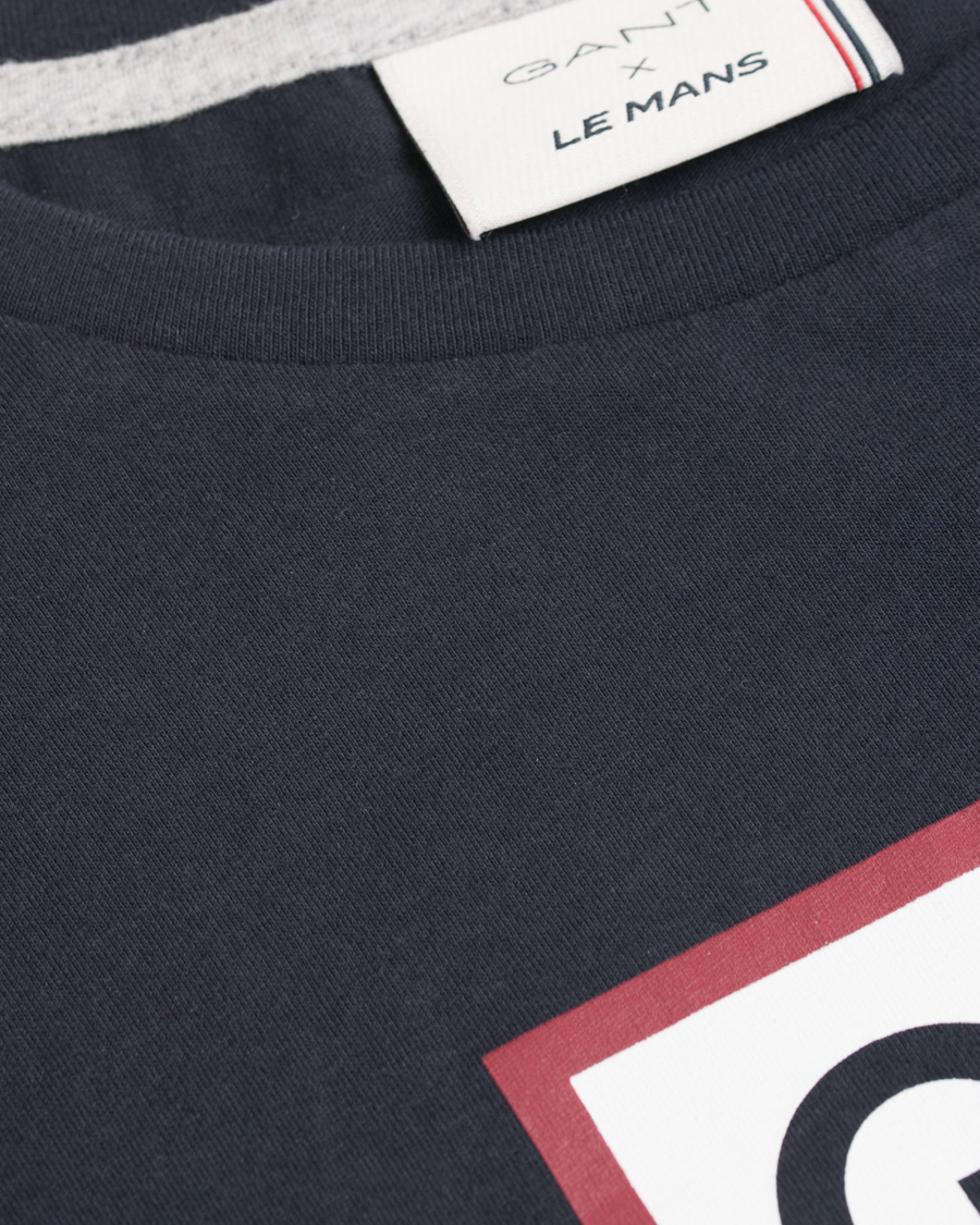Heren | T-shirts | GANT | Le Mans Shield Tee Evening Blue