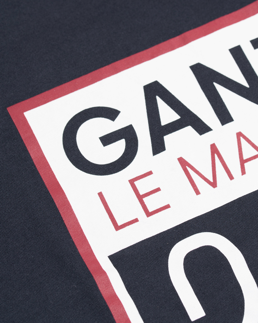 Heren | T-shirts | GANT | Le Mans Shield Tee Evening Blue