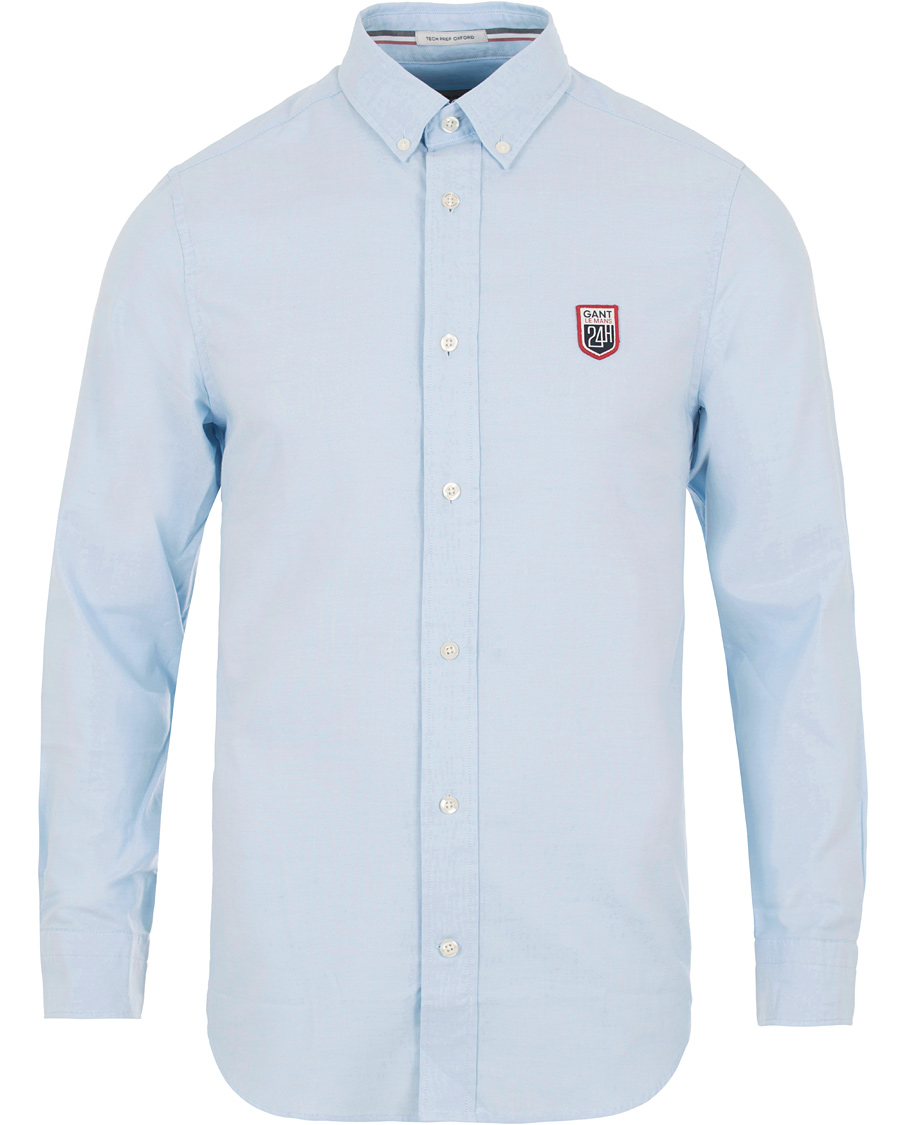Heren | Overhemden | GANT | Le Mans Fitted Body Tech Prep Shirt Capri Blue