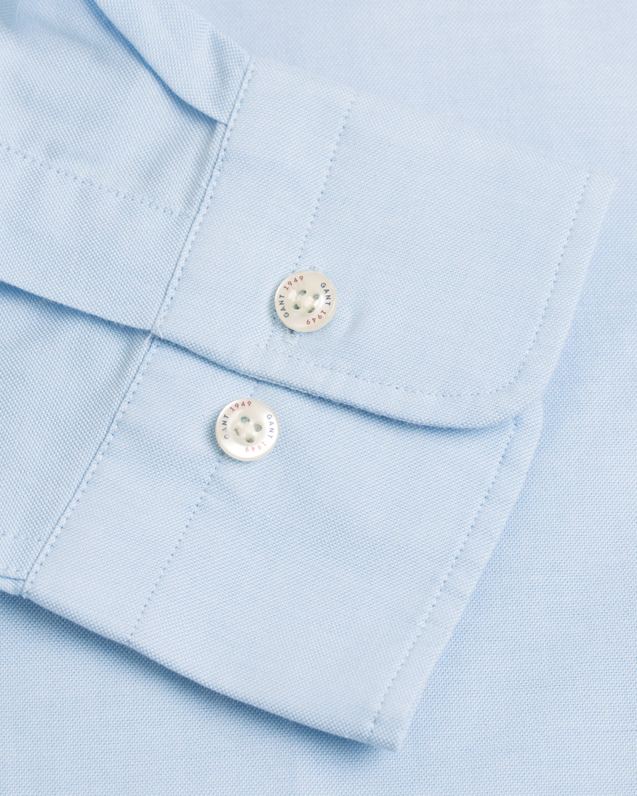 Heren | Overhemden | GANT | Le Mans Fitted Body Tech Prep Shirt Capri Blue