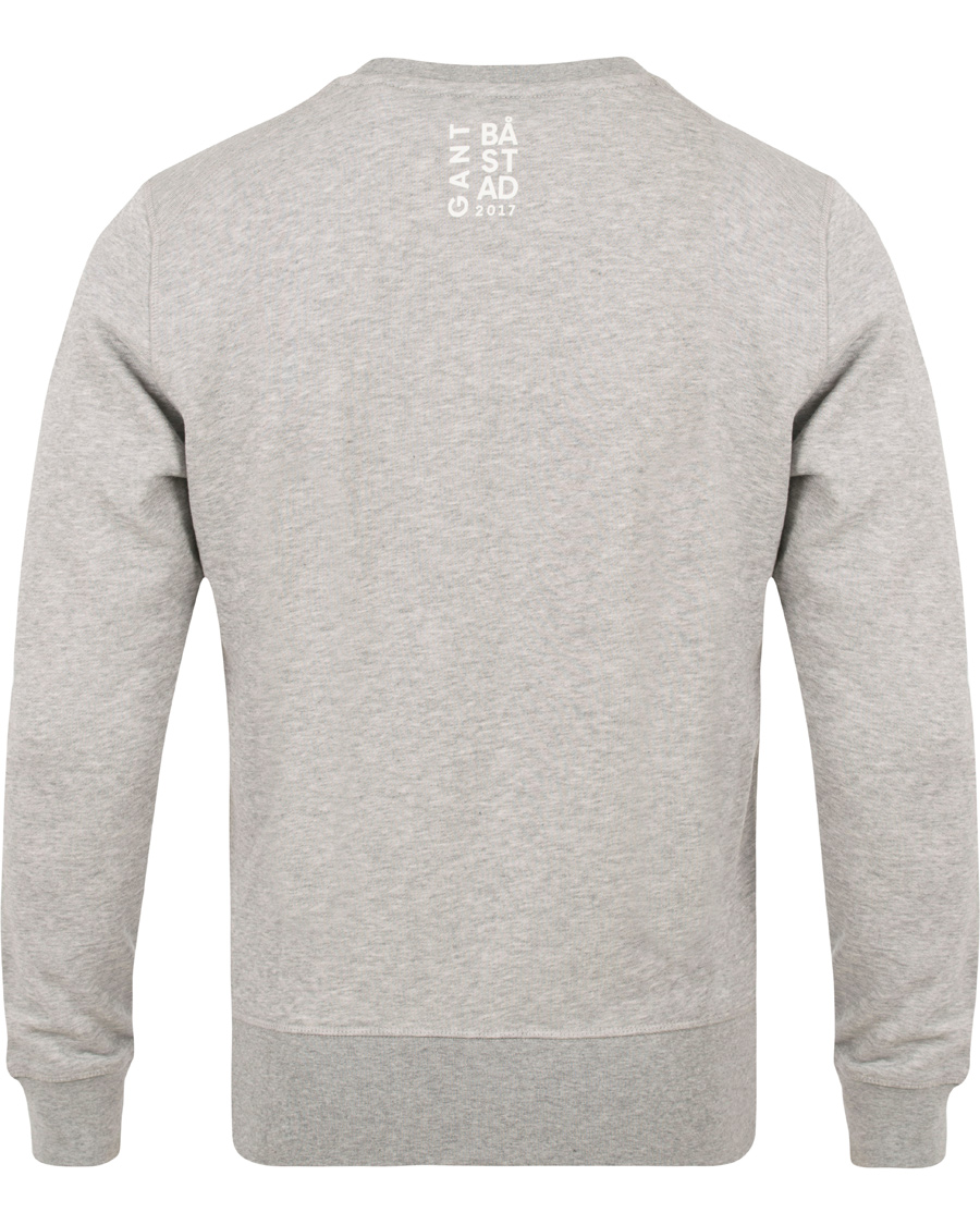 Heren | Truien | GANT | Båstad Crew Neck Sweatshirt Grey Melange