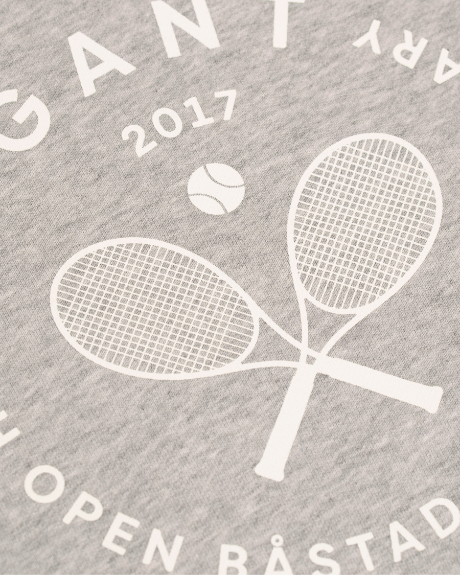 Heren | Truien | GANT | Båstad Crew Neck Sweatshirt Grey Melange