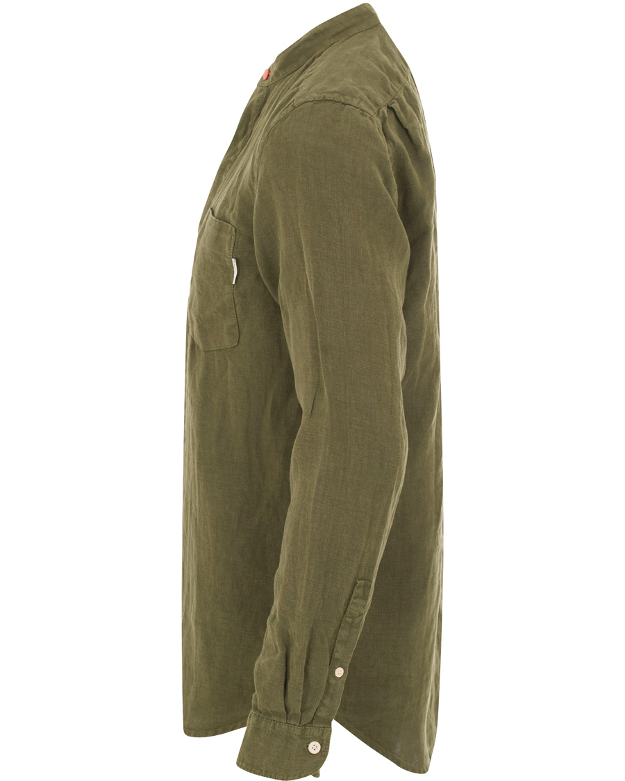 Heren | Overhemden | PS Paul Smith | Slim Fit Linen Shirt Army Green