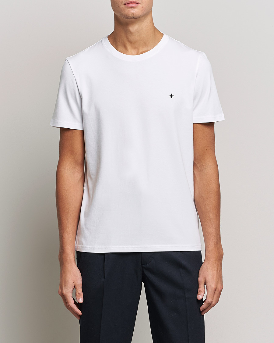 Heren | T-shirts | Morris | James Crew Neck Tee White