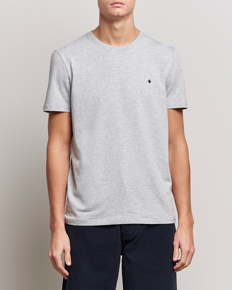 Heren | Morris | Morris | James Crew Neck Tee Grey Melange