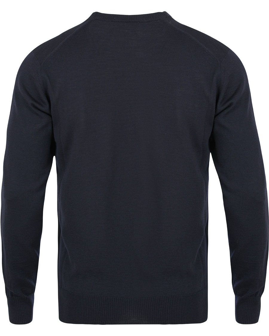 Heren | Truien | AMI | Crew Neck Logo Sweater Navy