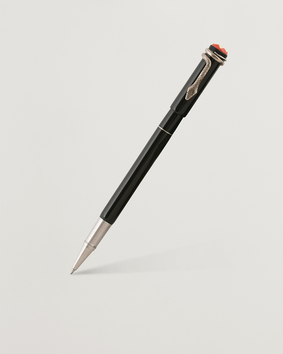 Heren | Montblanc Heritage Rouge & Noir Rollerball Pen Black | Montblanc | Heritage Rouge & Noir Rollerball Pen Black