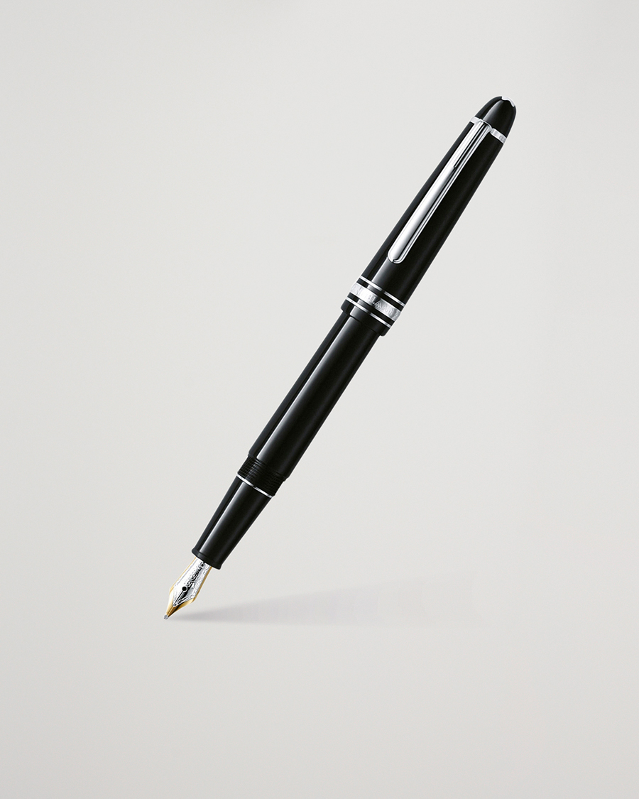 Heren | Pennen | Montblanc | 145 Classique Meisterstück F Fountain Pen Platinum Line